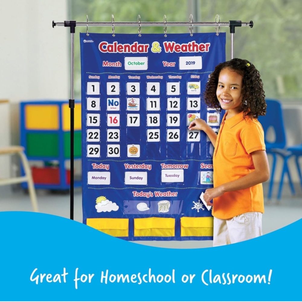 Learning Resources Weather Calendar-Great for Educators, early education clinics